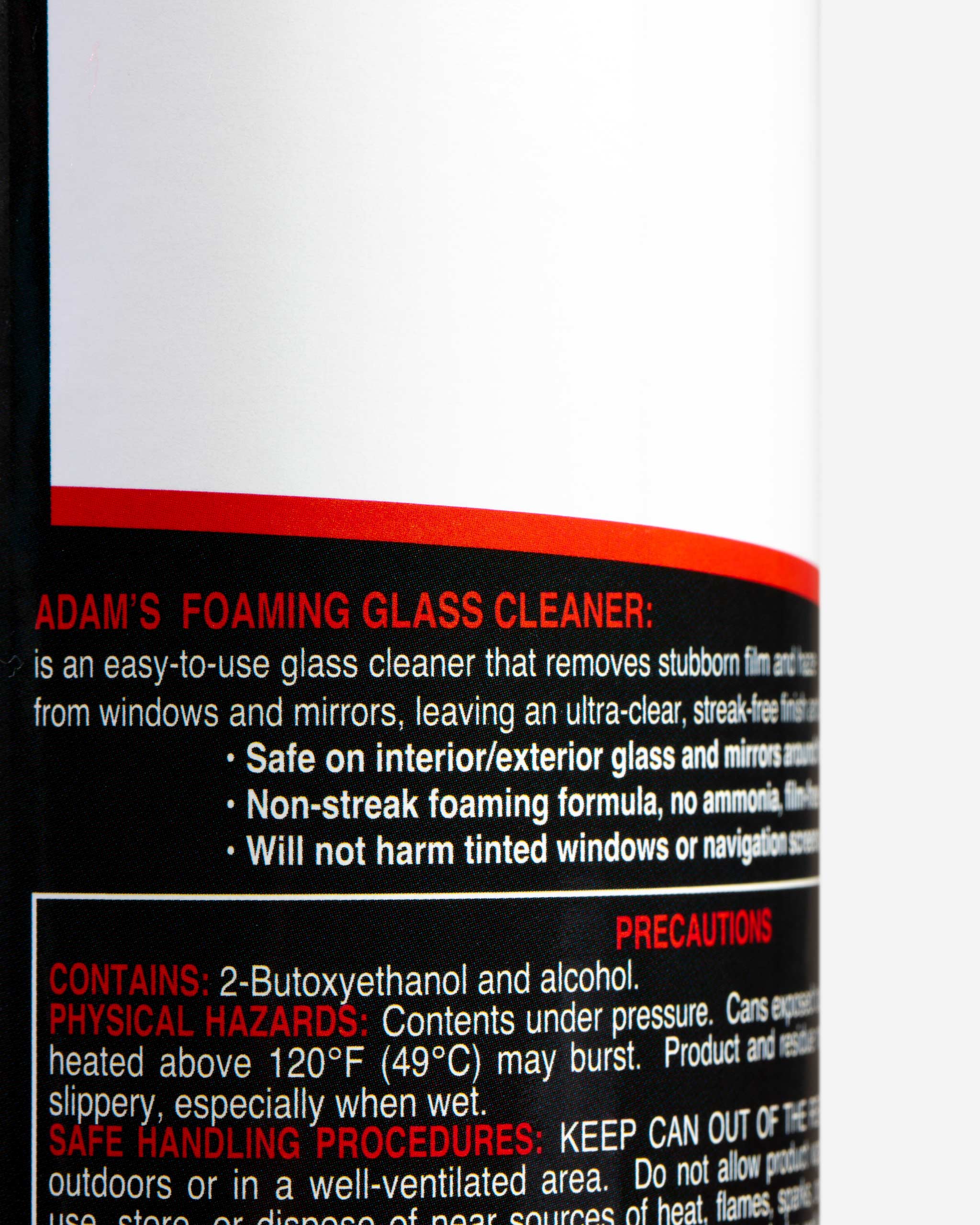 Adam's Aerosol Glass Cleaner - Image 6