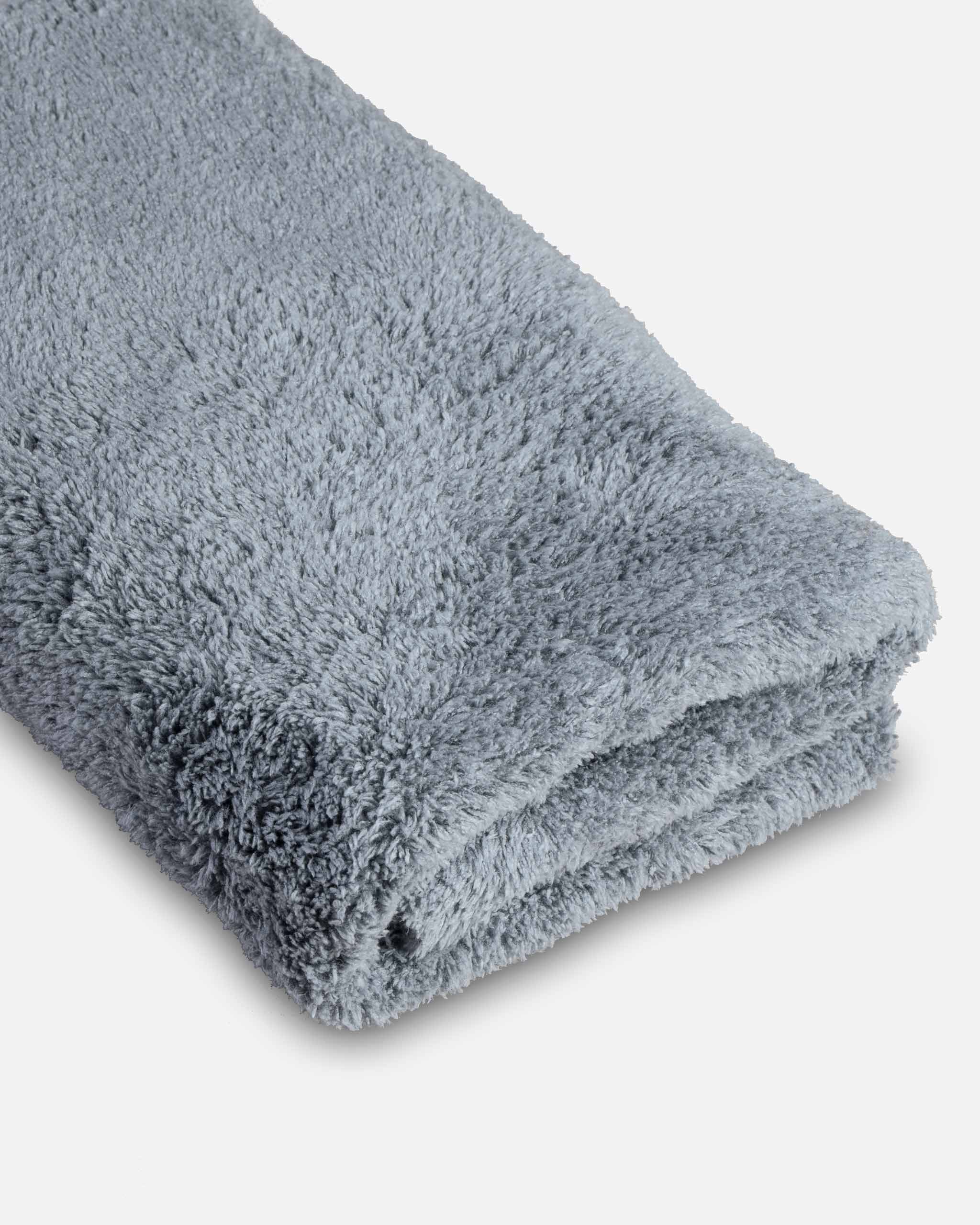 Adam's Borderless Grey Microfiber Towel - Image 3