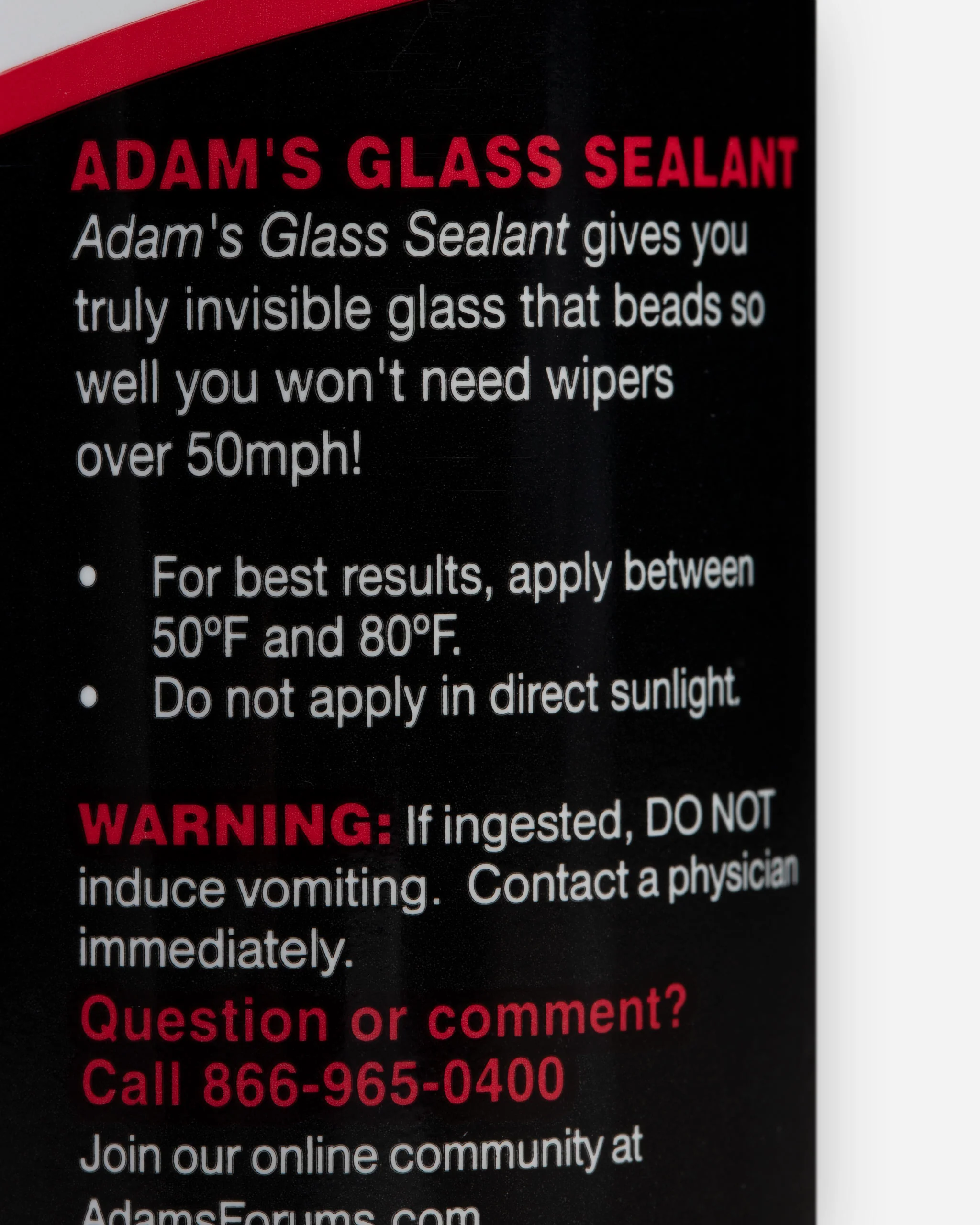 Adam's Glass Sealant - Image 4