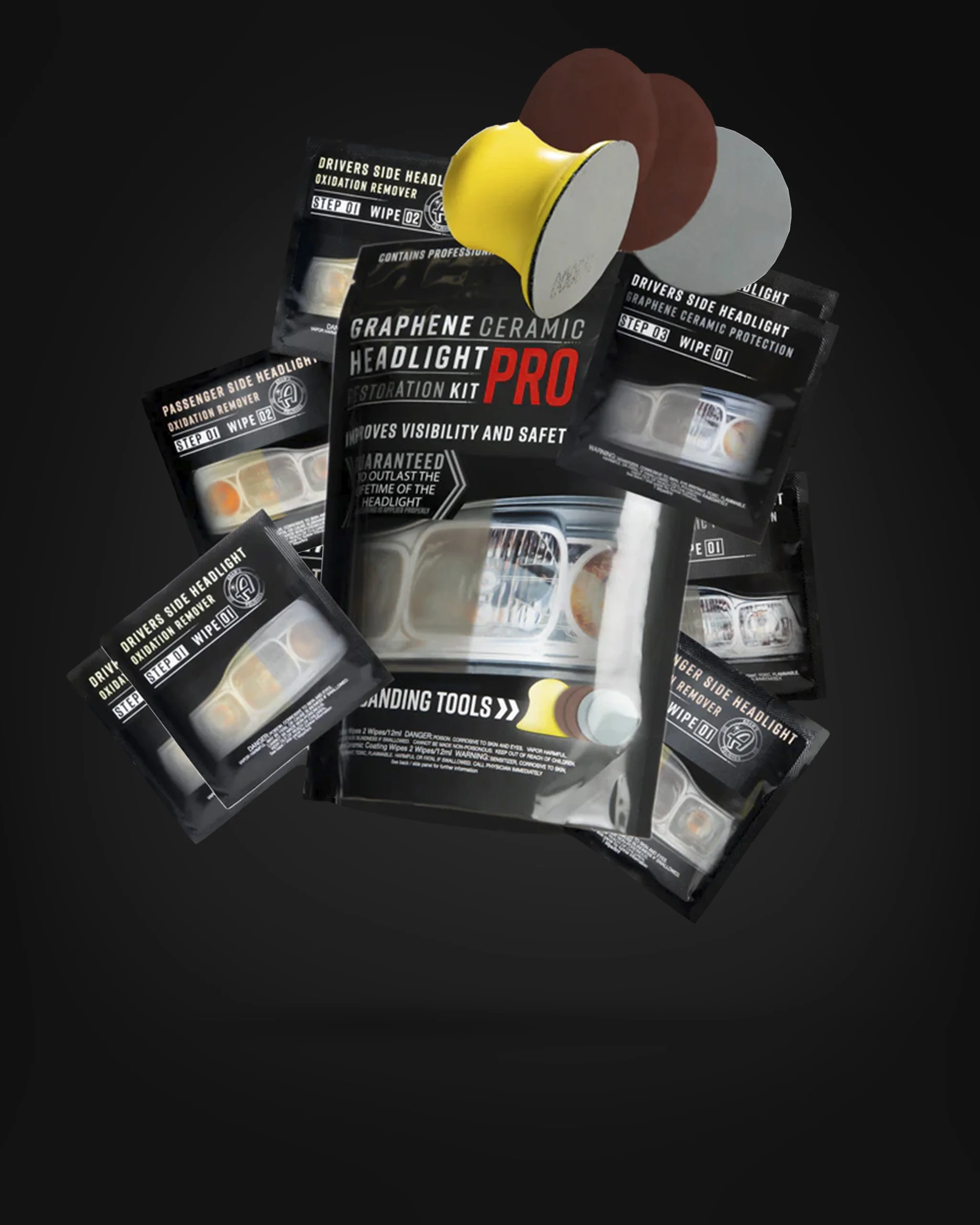 Adam's Graphene Ceramic Headlight Restoration Kit - Image 7