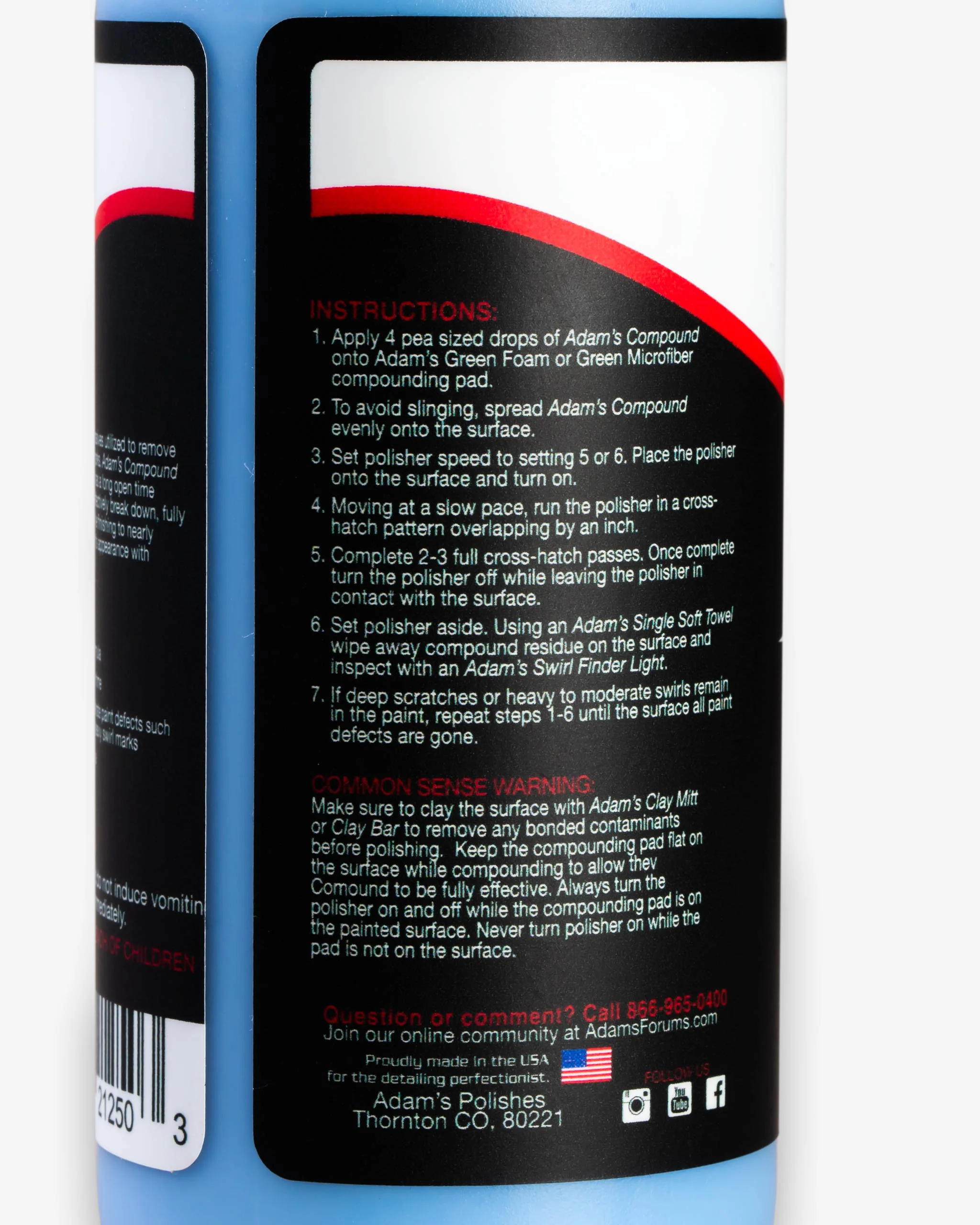 Adam's Compound 12oz - Image 3