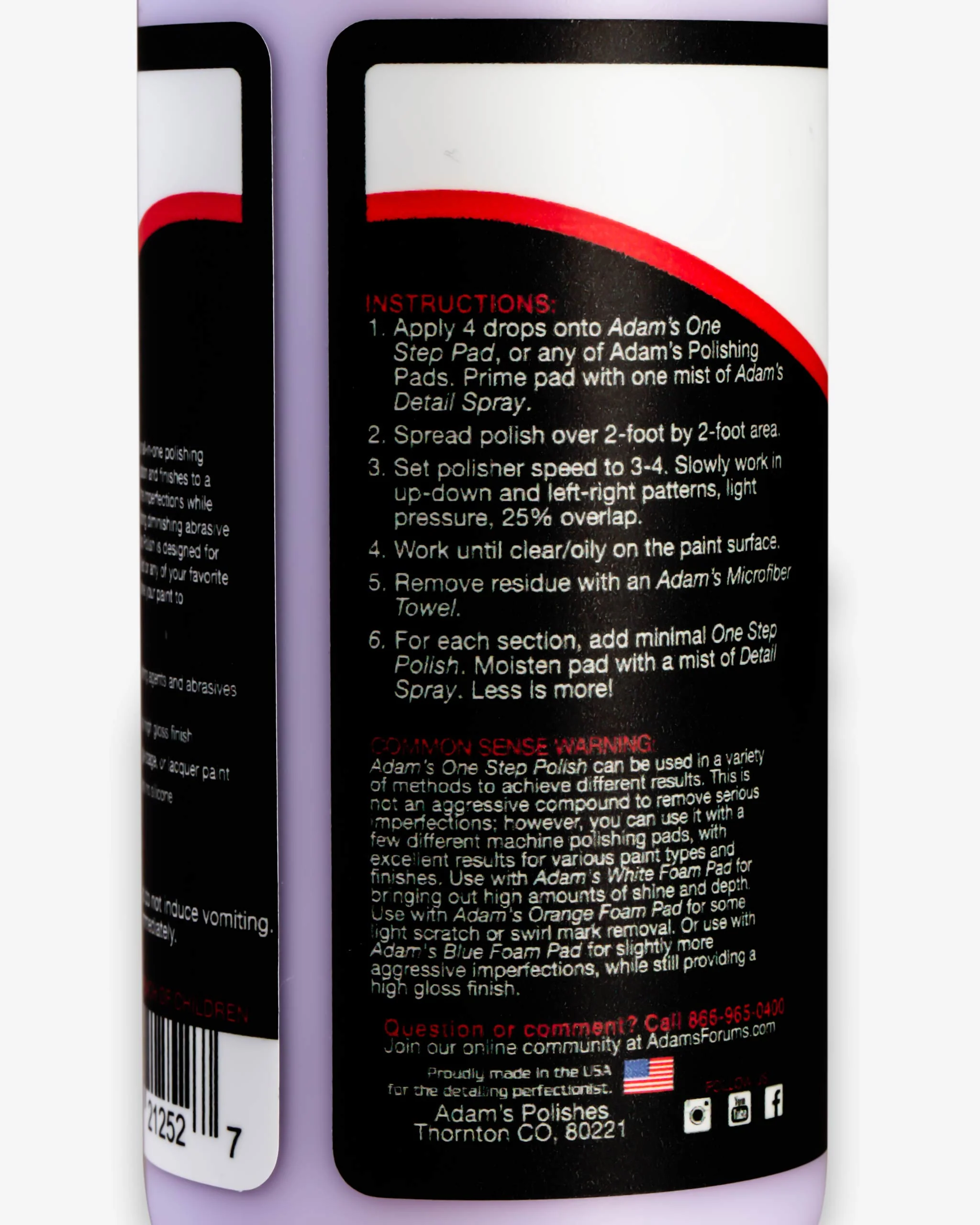 Adam's One Step Polish 12oz - Image 3