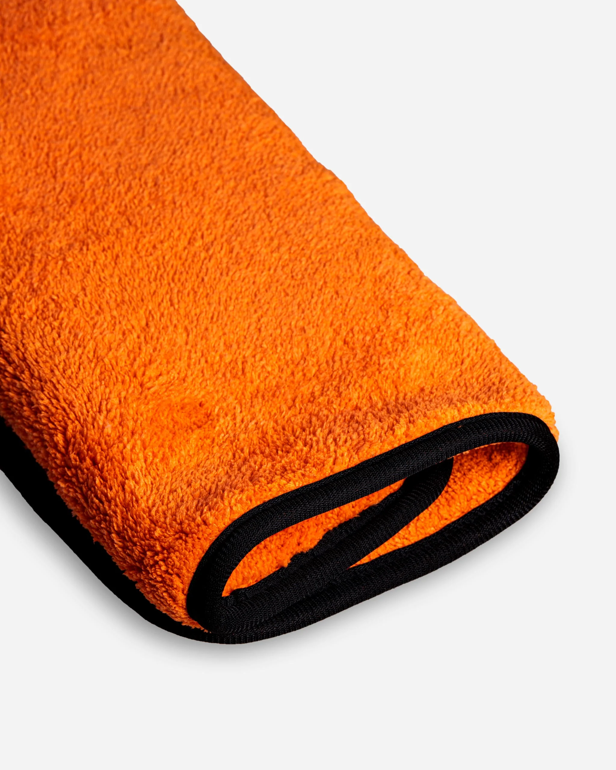 Adam's Plush Orange Microfiber Towel - Image 3