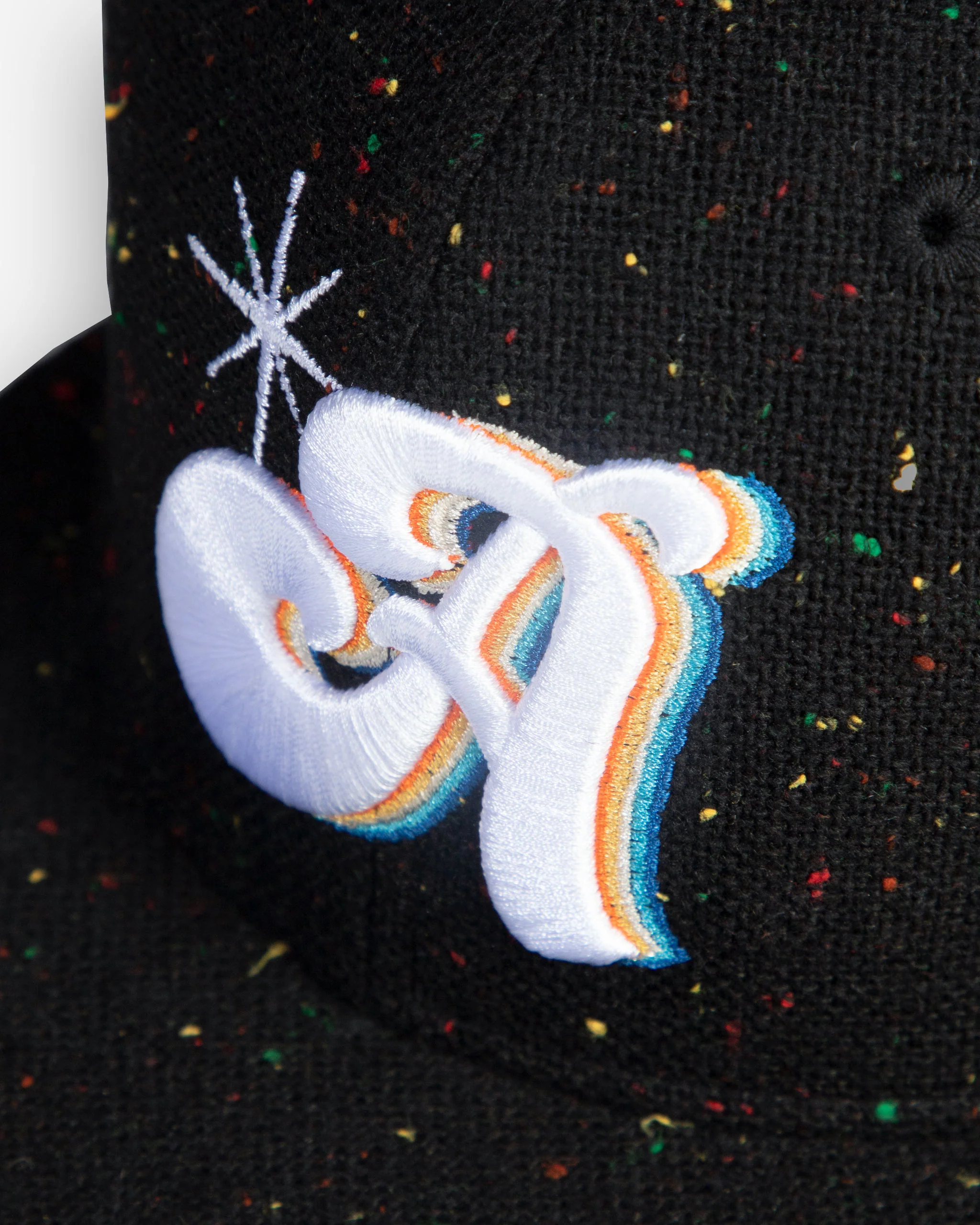 Adam's Black Flat Bill Speckle Hat - Image 3