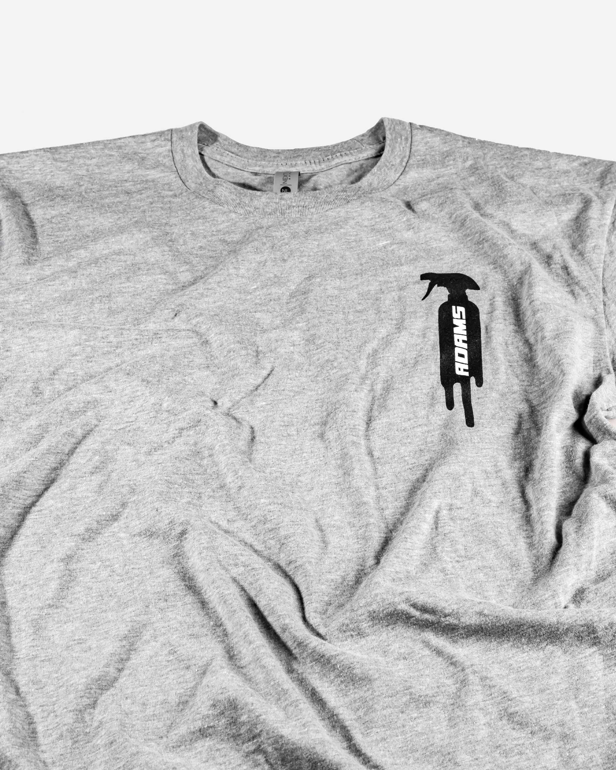 Adam's Drip Logo Grey Shirt - Image 4