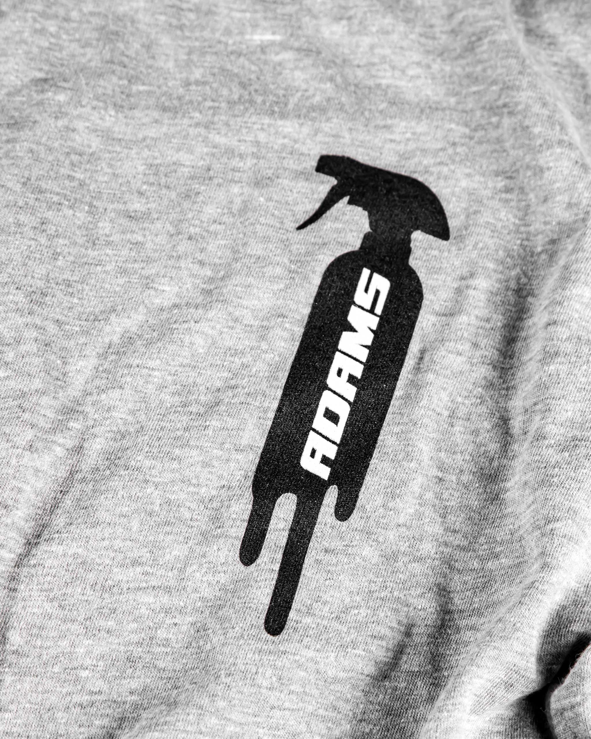 Adam's Drip Logo Grey Shirt - Image 5